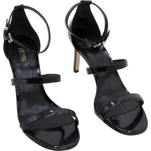 Michael Kors Koda Sandal Black Strappy Heel Women's US 9.5